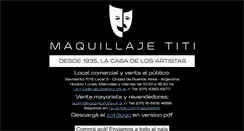 Desktop Screenshot of maquillajetiti.com.ar